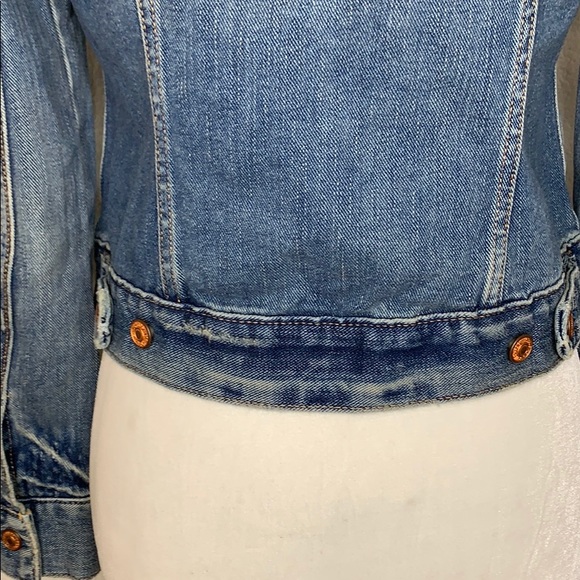 Gap Distressed Jean Jacket - Picture 6 of 8